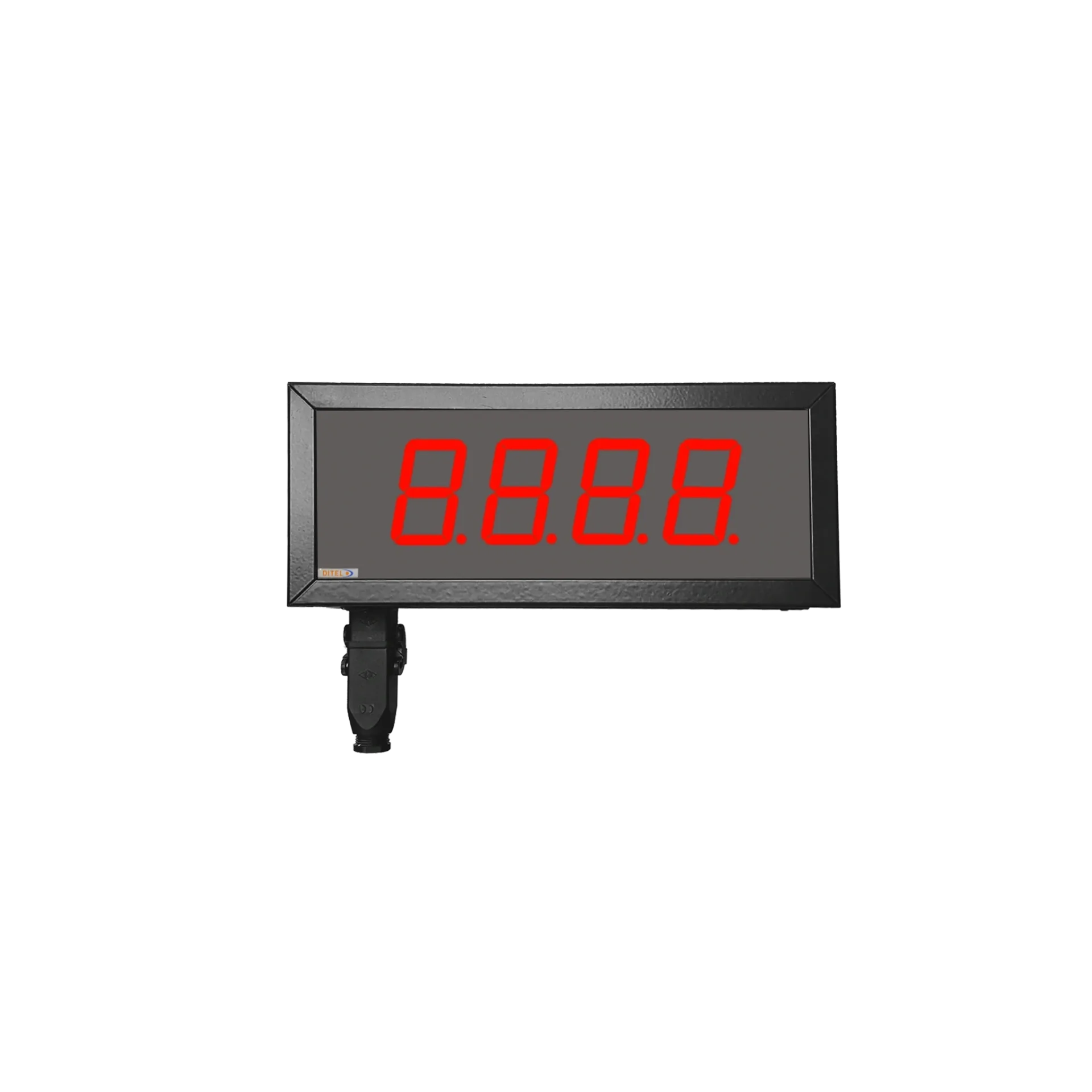 Visualizador Numerico 57mm, 4 digitos, Serie, Ethernet, Wifi +2R, IP65, 24VDC